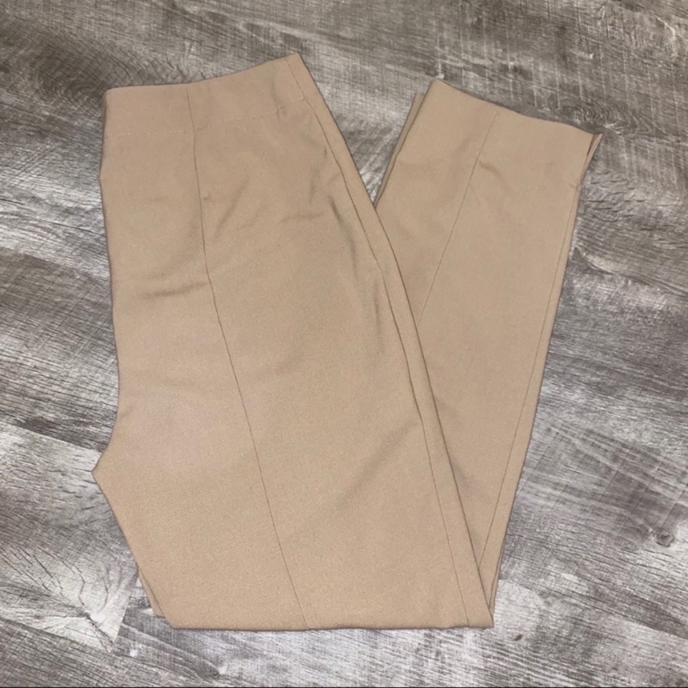 Talbots Tan High Waist Pants Hollywood Trousers 8